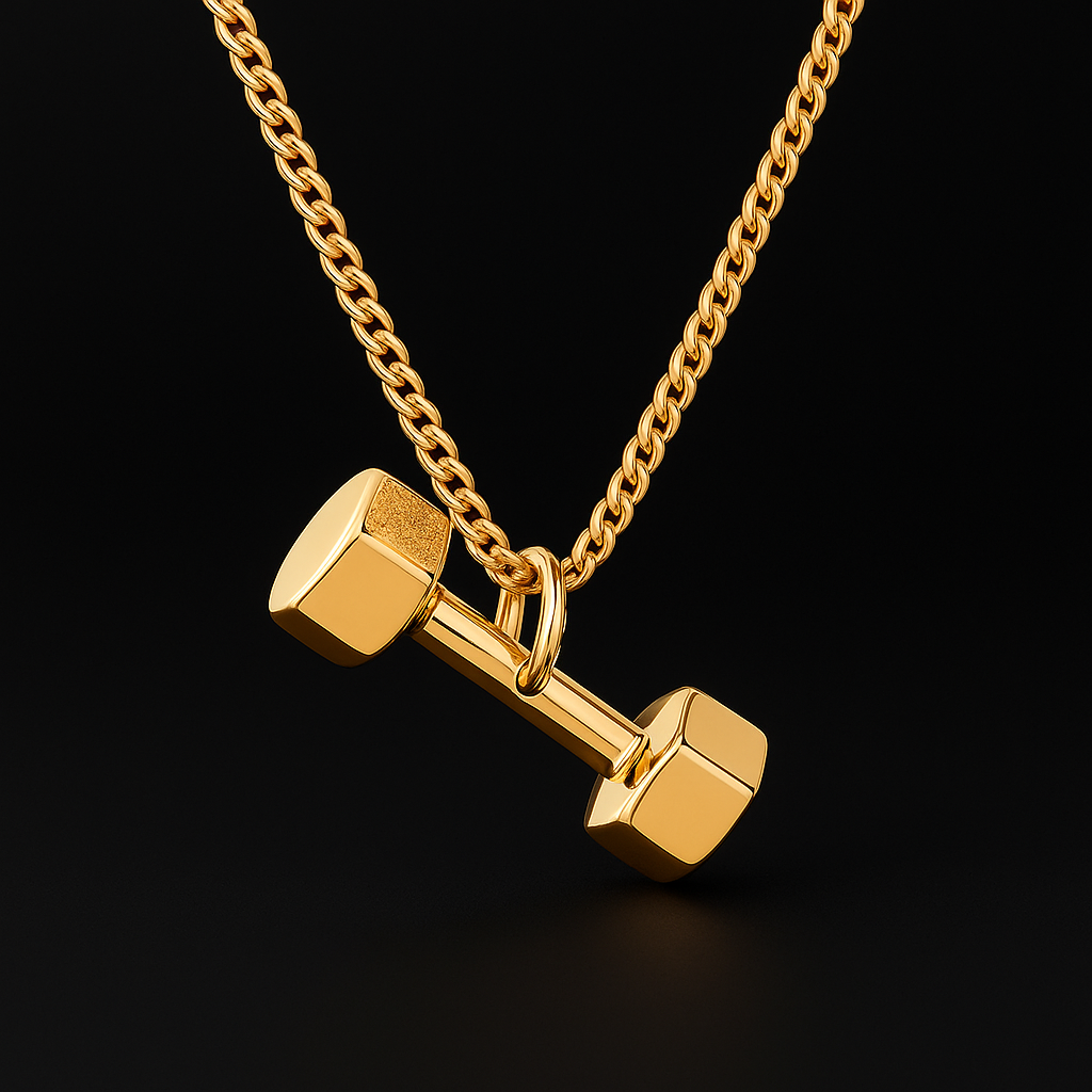 Dumbbell Necklace