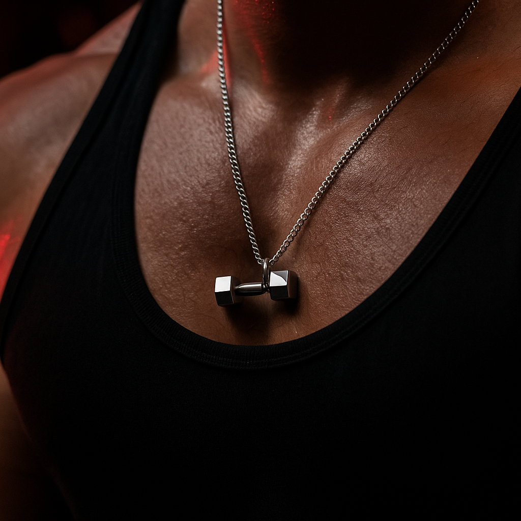 Dumbbell Necklace