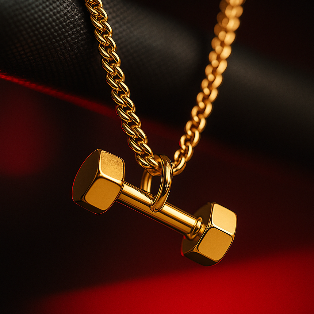 Dumbbell Necklace