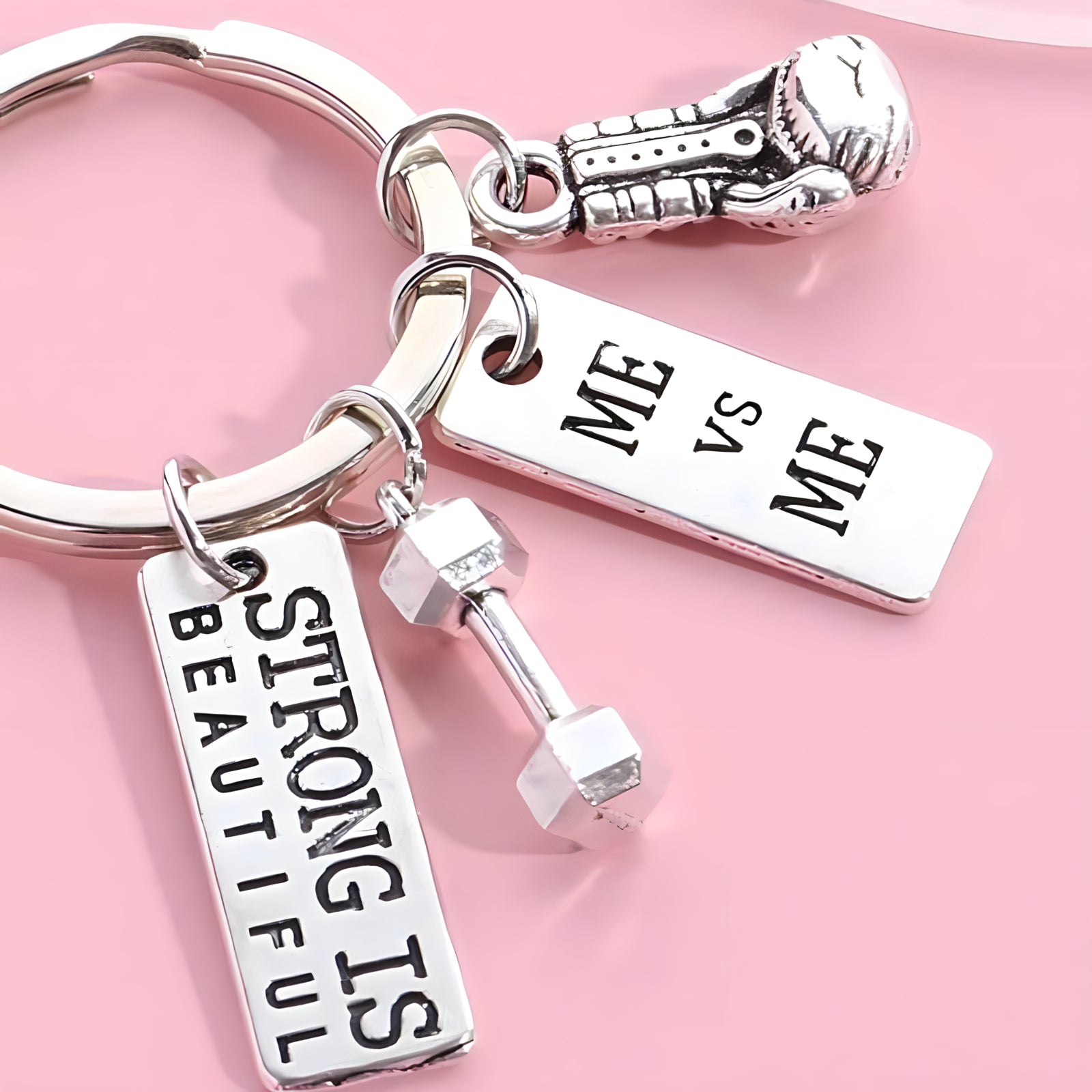 Strong Is Beautiful Keychain
