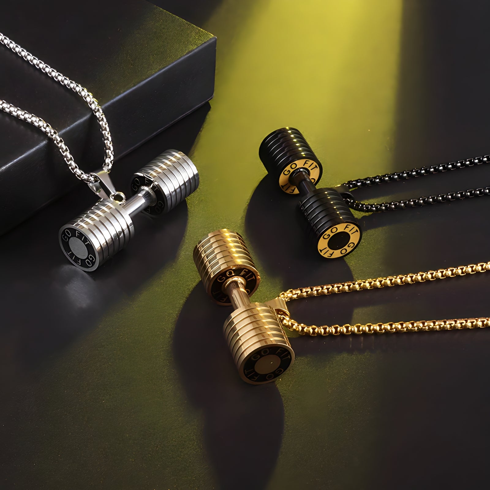 Aesthetic Dumbbell Pendant