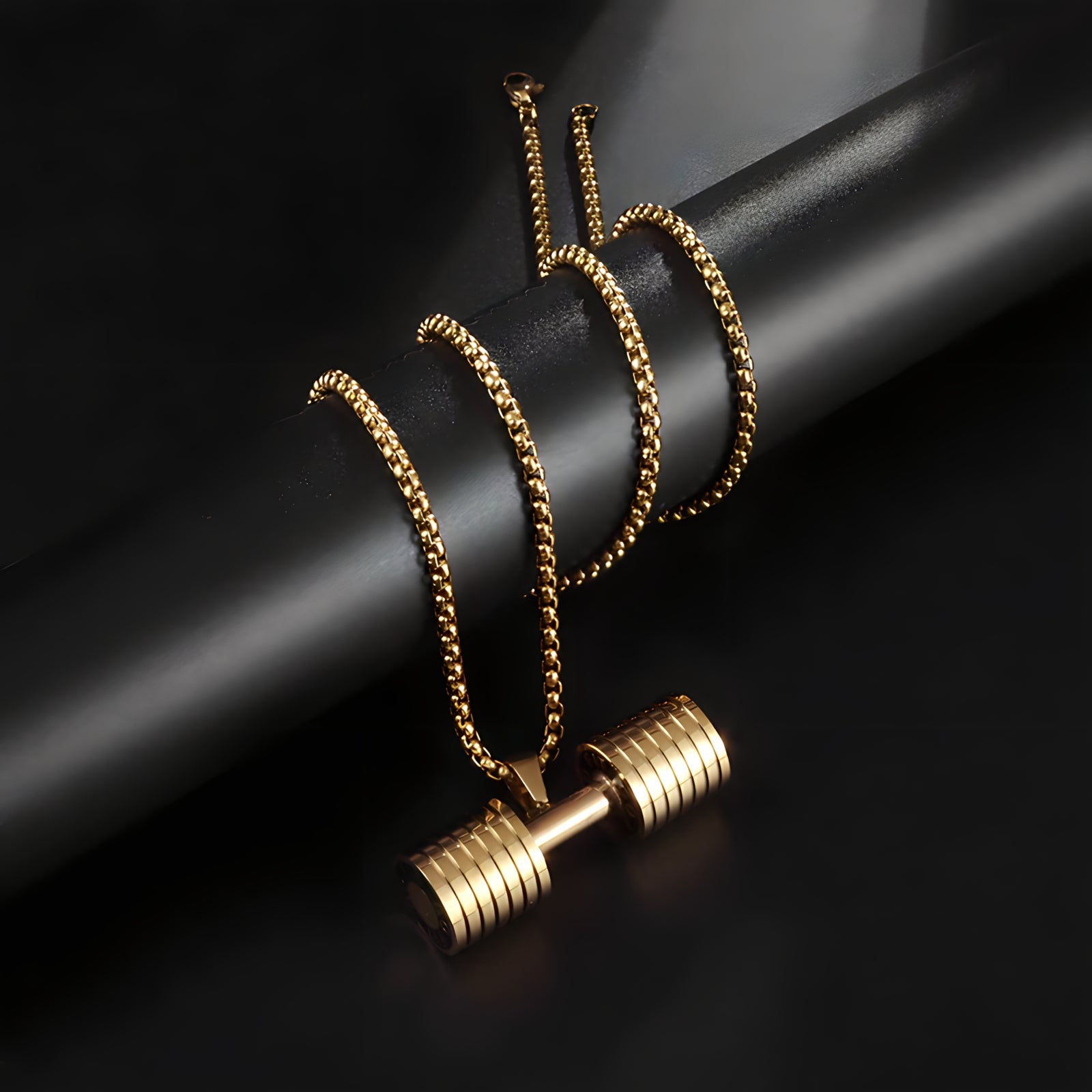 Aesthetic Dumbbell Pendant