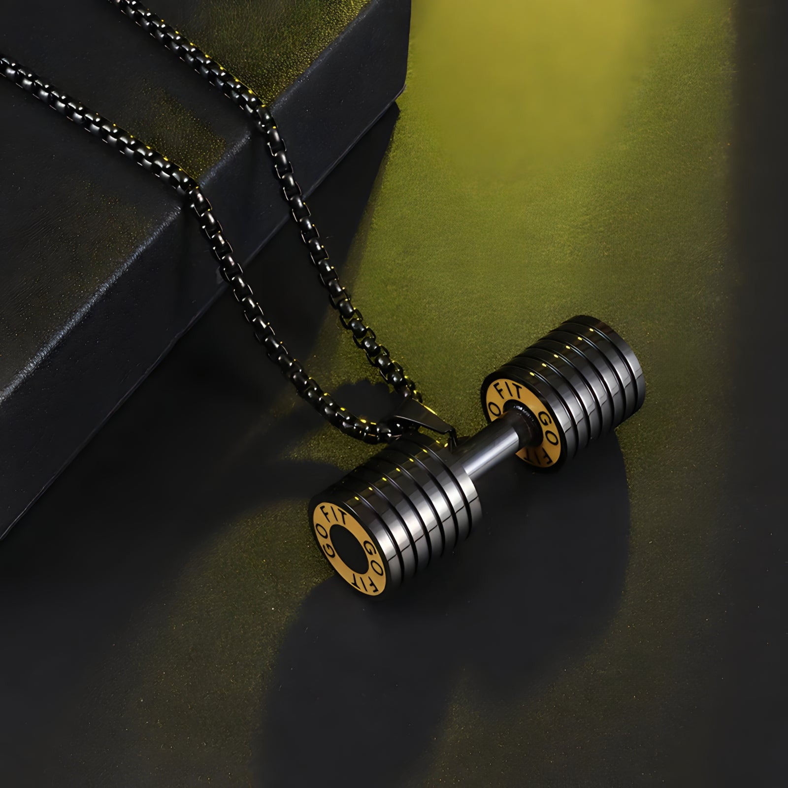 Aesthetic Dumbbell Pendant