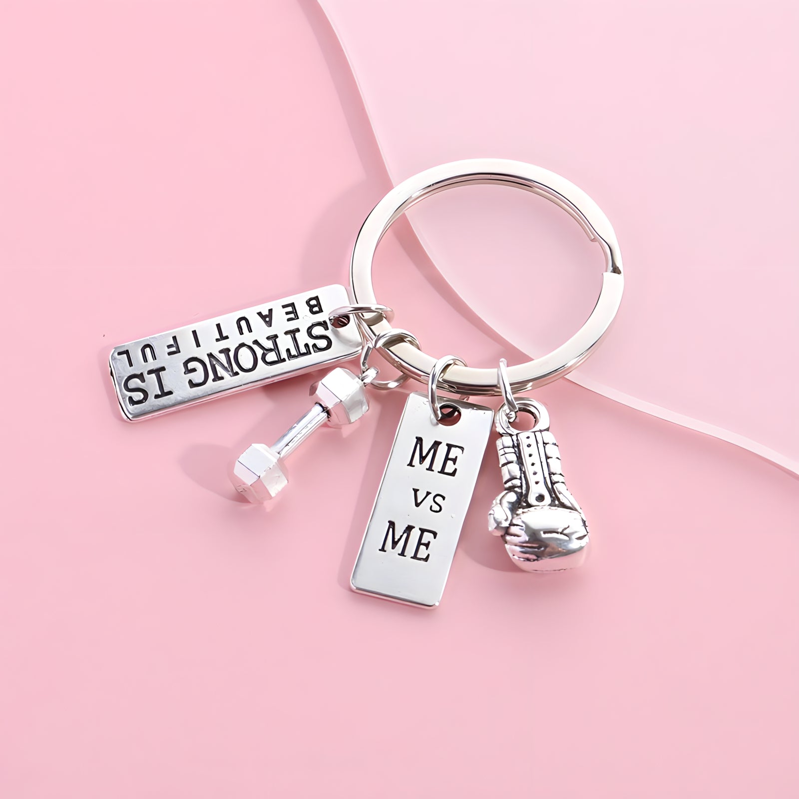 Strong Is Beautiful Keychain