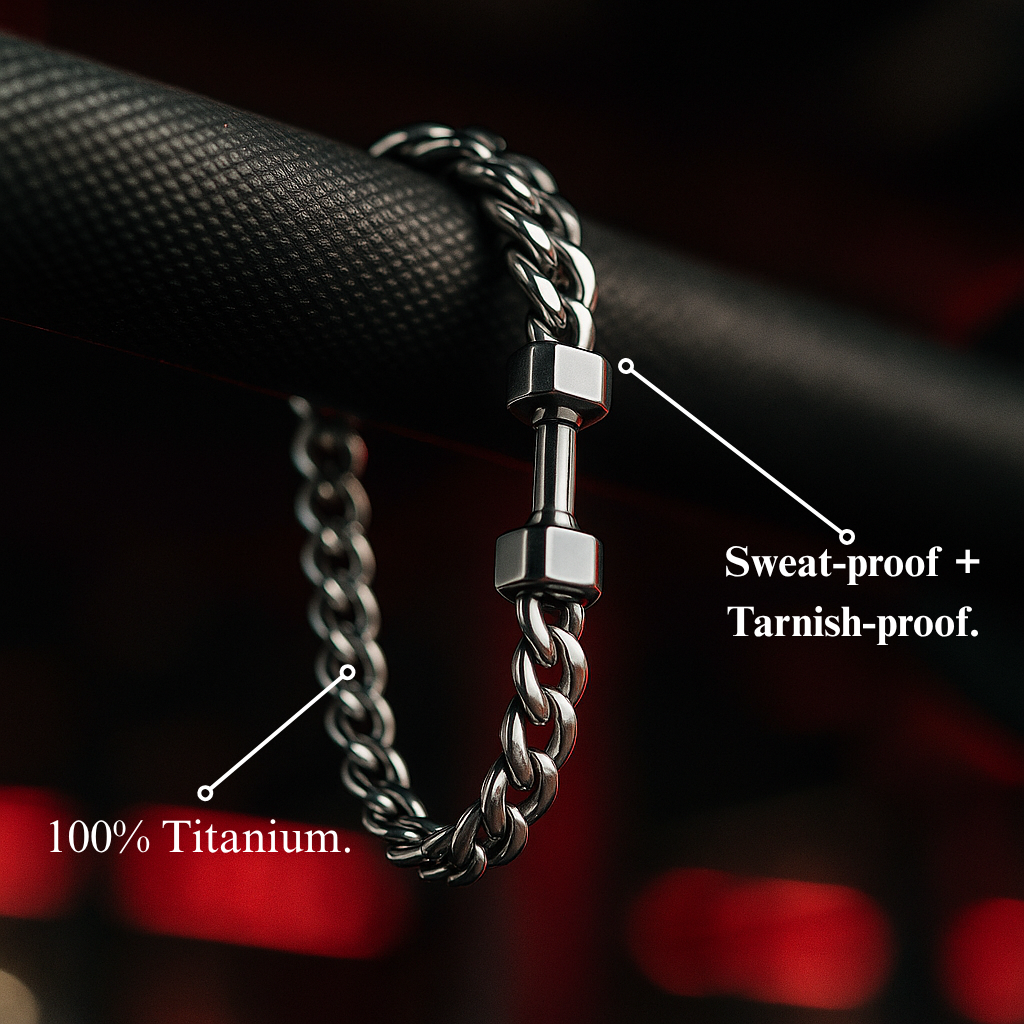 Cuban Dumbbell Bracelet