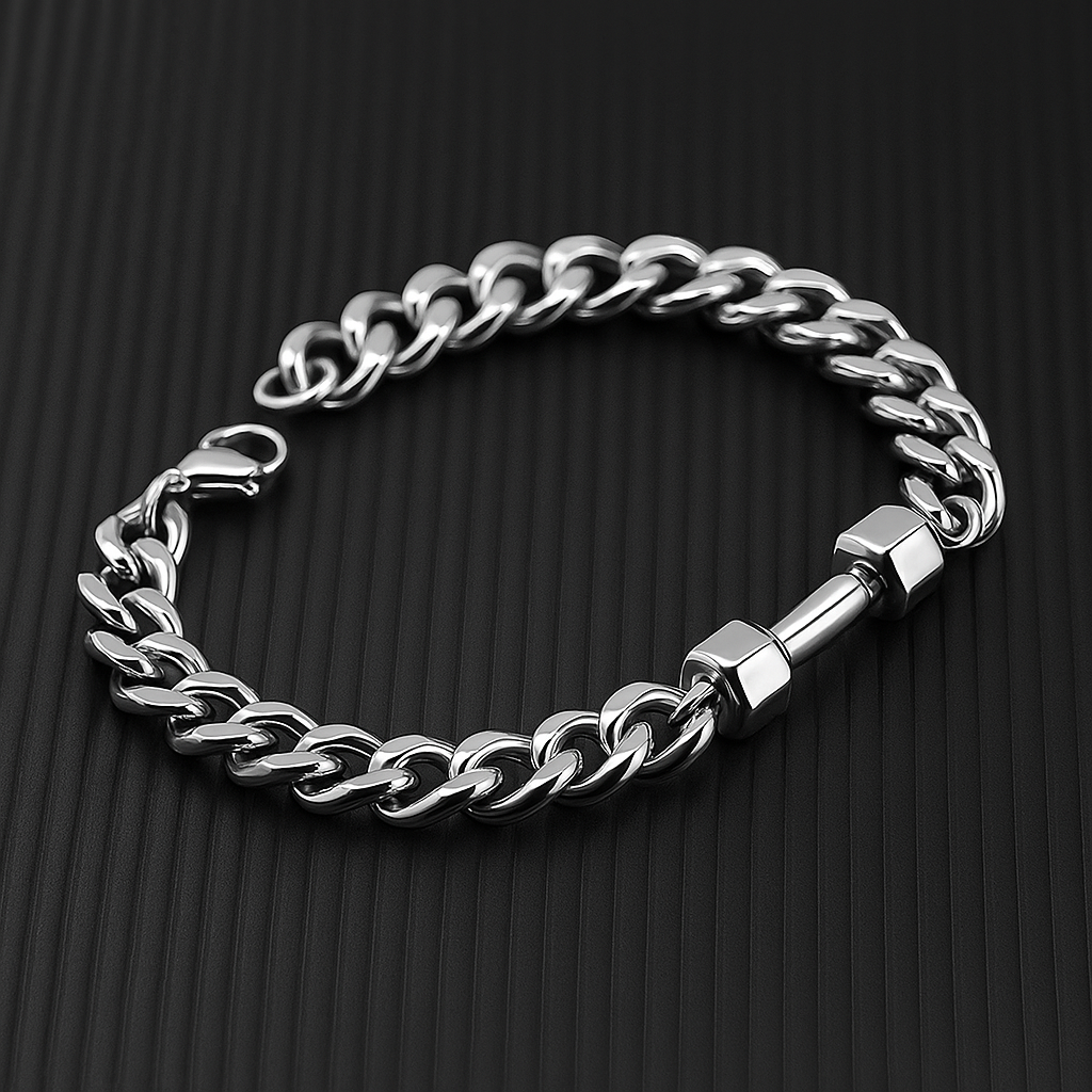 Cuban Dumbbell Bracelet