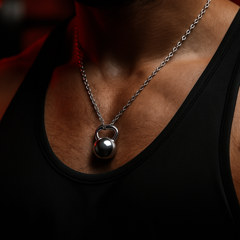 Mini Kettlebell Necklace