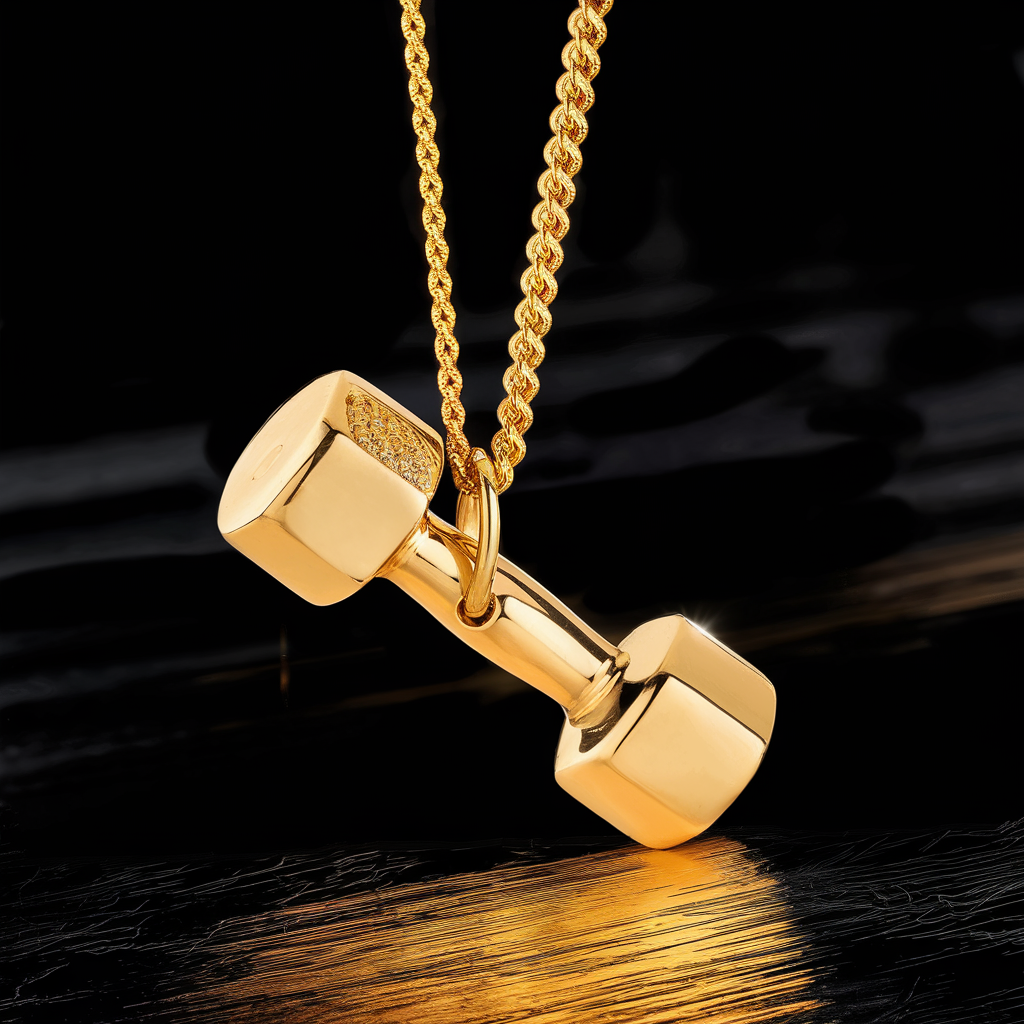 Dumbbell Necklace