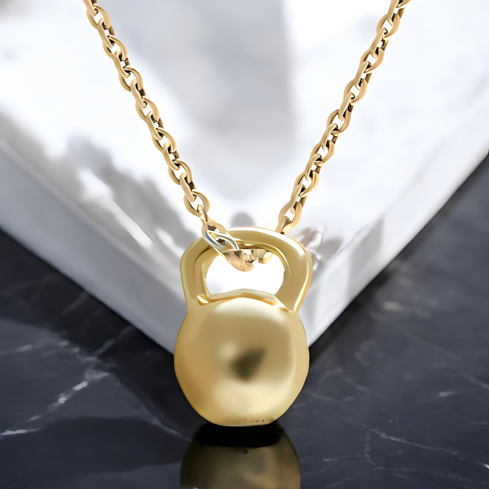 Mini Kettlebell Necklace