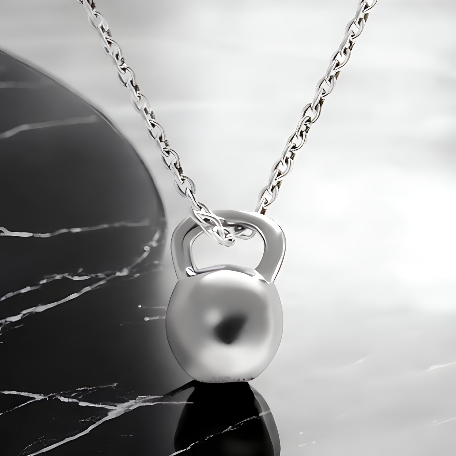 Mini Kettlebell Necklace